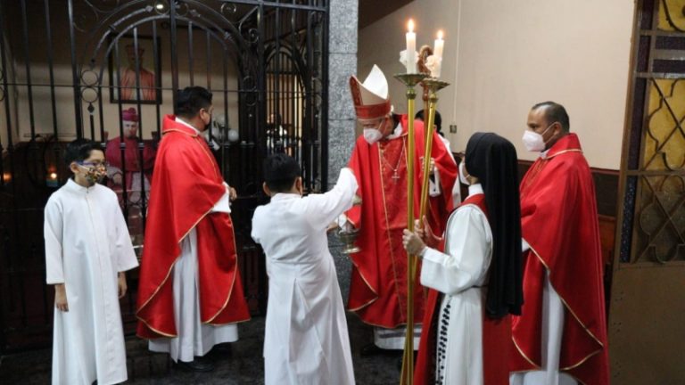 Recibió el monasterio de Corpus Christi a Mons Jorge Carlos Patrón