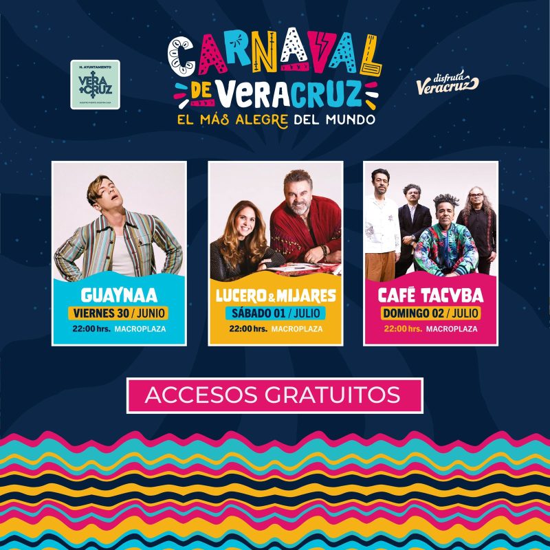 Presentan cartelera del Carnaval de Veracruz 2023 VentanaVer